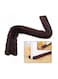 Generic - 2-Piece Twin Door And Window Draft Dodger Guard Stopper Brown