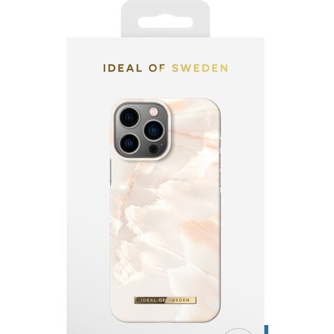 Fashion Case Ideal Of Sweden Case Iphone 14 Plus Rose Pearl Marble