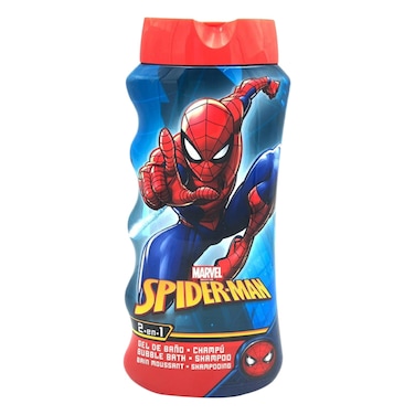 Disney Marvel Spiderman 2 In 1 Bubble Bath And Shampoo 475ml