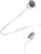 Powerology Single Earphone With MFi Connector (1.2m/4ft), High Clarity Audio, Active In Line Control Buttons, Enable Siri, HD Sound, Material: Aluminum + ABS + TPE (White) (White)