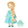 Frozen Petite Elsa Doll, With Comb