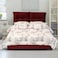 In House Le&oacute;n Velvet Bed Frame - Queen - 200x160 cm - Burgundy