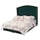 In House Maldives Velvet Bed Frame - Queen - 200x140 cm - Dark Green