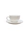 Liying 12Pcs Porcelain Cups And Saucers Set - White Coffee Set - 90Ml Cup 6Pcs And Saucer 6Pcs Set For Idle Turkish Coffee, Espresso, Cappuccino