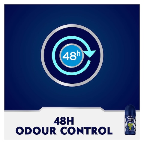 Nivea Men Fresh Power Roll on Deodorant - 50 ml