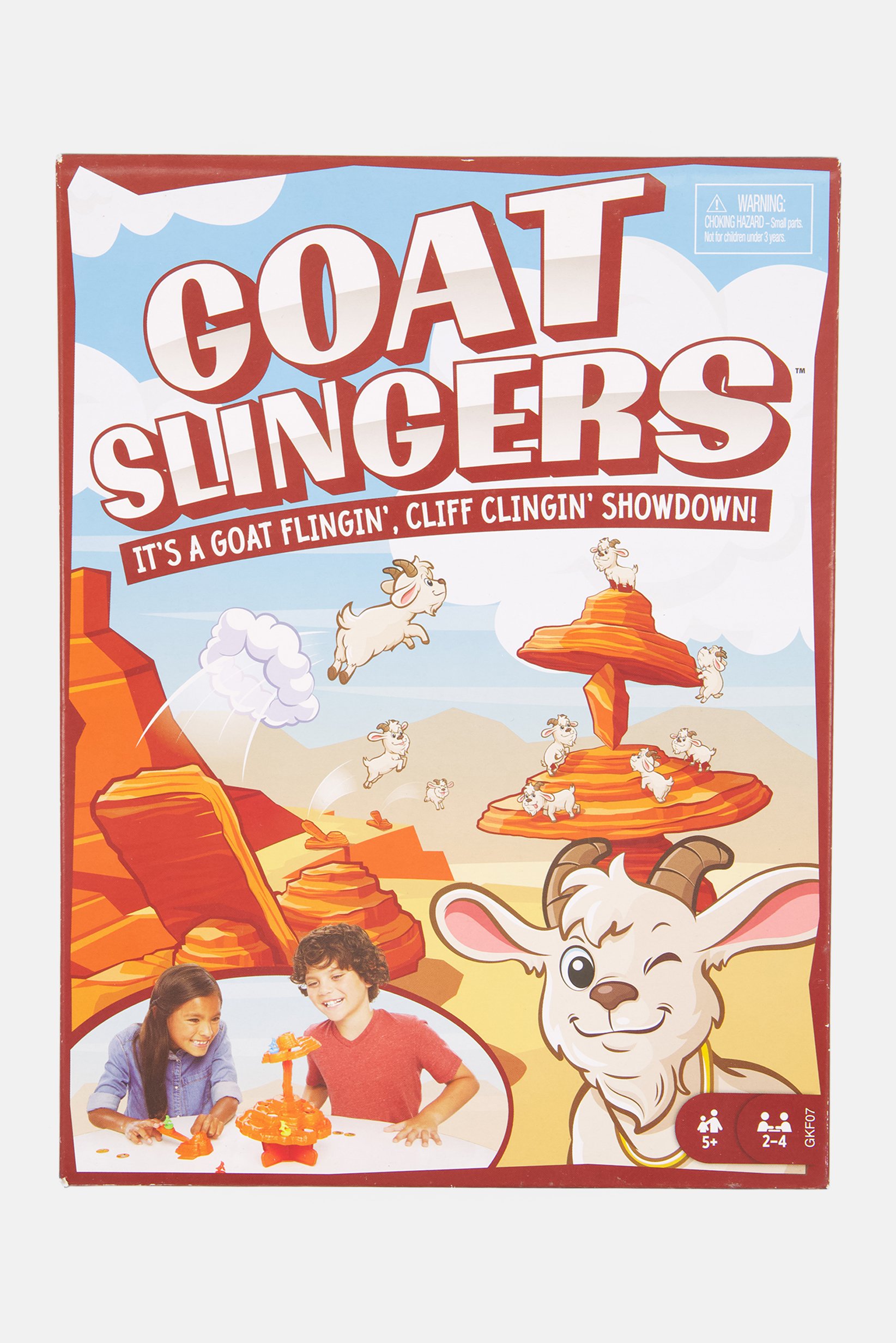 Mattel Games Goat Slinger Kids Game, Brown Combo