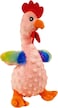 Dog Toy, Interactive Dog Chew Toy, Chew Teeth Exercise, Cute Chicken Plush Chew Toy, Non-Toxic and Safe Toy for Dogs, Teeth Cleaning Plush Toy, Pink Color Chicken
