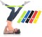 Generic Sundix Resistance Loop Exercise Bands Fitness Bands 5X Power Body Band, Workout Bands For Yoga Rehab Crossfit Strength Training Pilates Calisthenics Set Of 5