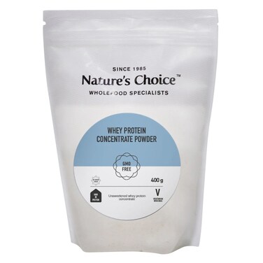 Nature&#39;s Choice Concentrate Whey Protein Powder 400g