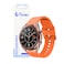 O Ozone Silicone Strap Compatible With Galaxy Watch 3 45mm/Galaxy Watch 46mm/Gear S3 Frontier/Classic/Huawei Watch Gt 2 46mm Adjustable Soft Replacement Band, Orange