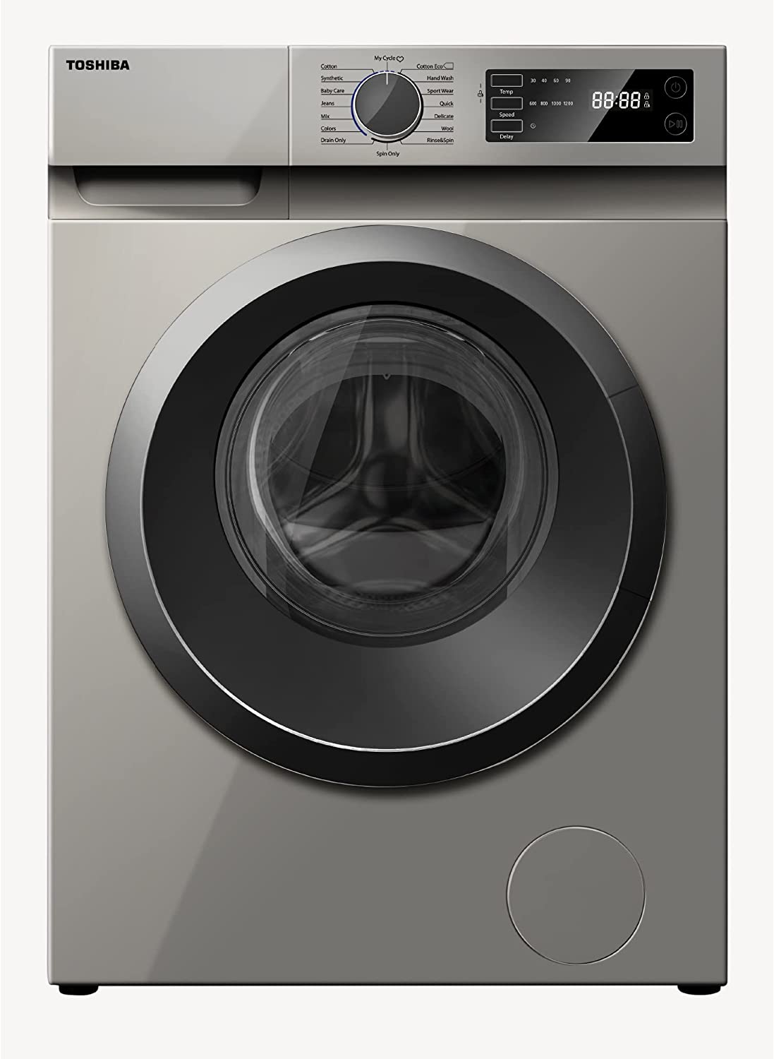 Toshiba 7Kg 1200 RPM, Front Load Washer, Tw-H80S2A(Sk) (Installation Not Included)