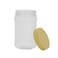 Royalford Round Air-Tight Pet Jar, 1000ml Plastic Container, Rf11097, Keeps Your Food Fresh, Portable And Lightweight, Healthier Choice, BPA And Odour Free, Leak-Proof