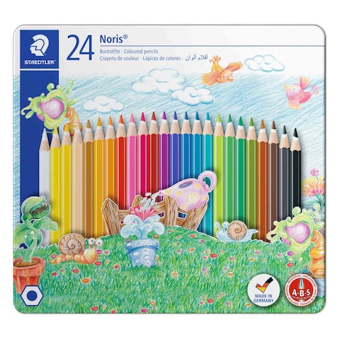 Staedtler CM24 Noris Colored Pencils 24 Pieces