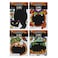 Haunted House Chalkboard Wall Stickers M Multicolour Pack of 4