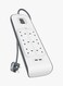 8-Socket Home Charger With 2 USB Port White