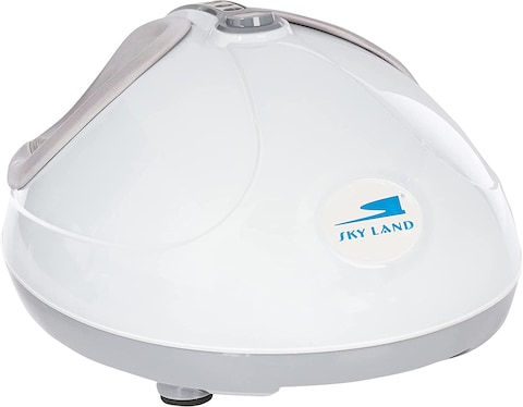 Sky Land Foot Massager With Heating-Function, Air Compression, Pressing, Kneading, Scrapping, Rolling And Shiatsu-Em-2194, Whitegray