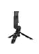 Generic - Universal Mini Phone Tripod Stand With Adjustable Clip Holder Black