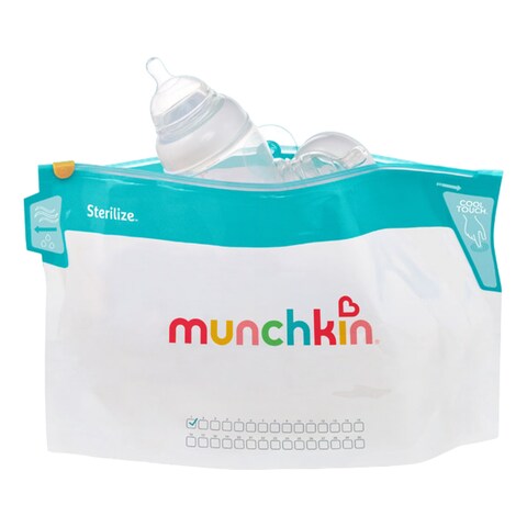 Munchkin Microwave Sterilize Sterilizer Bags 6 PCS