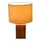 Lc Wood Lamp With Shade (4 X 4)