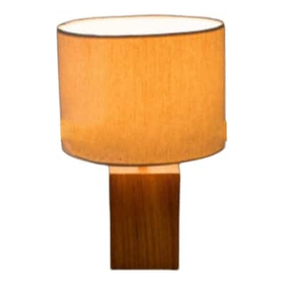Lc Wood Lamp With Shade (4 X 4)