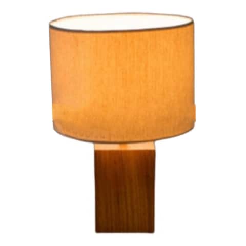 Lc Wood Lamp With Shade (4 X 4)