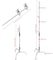 Coopic C Stand With 3 Pcs Wheel Stainless Steel 336Cm/10.8Ft Max. Height And 4 Feet Holding Arm Grip With Turtle Base For Studio Light Reflector