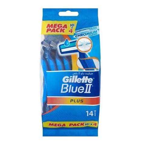 Gillette Blue Razor - 10+4 Blades