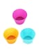 Sky-Touch Silicone Non-Stick Multicolored Baking Cup Mold, Cupcake, Muffin, Chocolate Liner, 12 Pcs