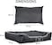 Dog bed, Waterproof dog bed for small and medium-sized dogs, Comfortable pet bed with removable cushion, Suitable for Indoor pets,  Luxury orthopedic dog bed 95 cm (Black)