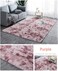 Generic Floor Rug, Square Rug, Pile Height Modern Multipurpose Non Shedding Anti Slip, For Living Room Area Rugs - Purple Pink 160X200cm