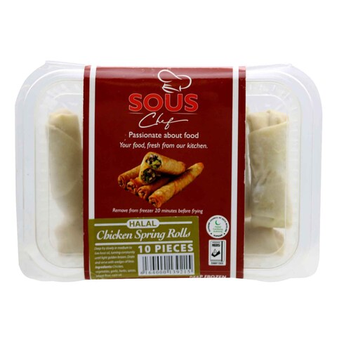 Sous Chef Chicken Spring Rolls 300g (10 Pieces)