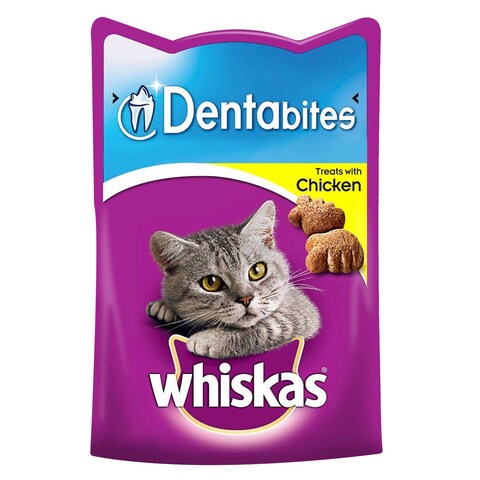 Whiskas Dentabites Cat Treat With Chicken 50g