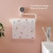 3 Rolls Disposable Cleaning Towel with Wall-mount Holder Cartoon Printed Kitchen Dish Cleaning Towel Reusable Non-Woven Fabric Dish Cloth 9.84 * 9.84in