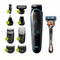 Braun All In One Hair Trimmer With Gillette Fusion5 ProGlide Razor- Black/Blue - MGK5280