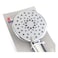 Home Pro 5 Function Chrome Plated Round Shower Head Silver