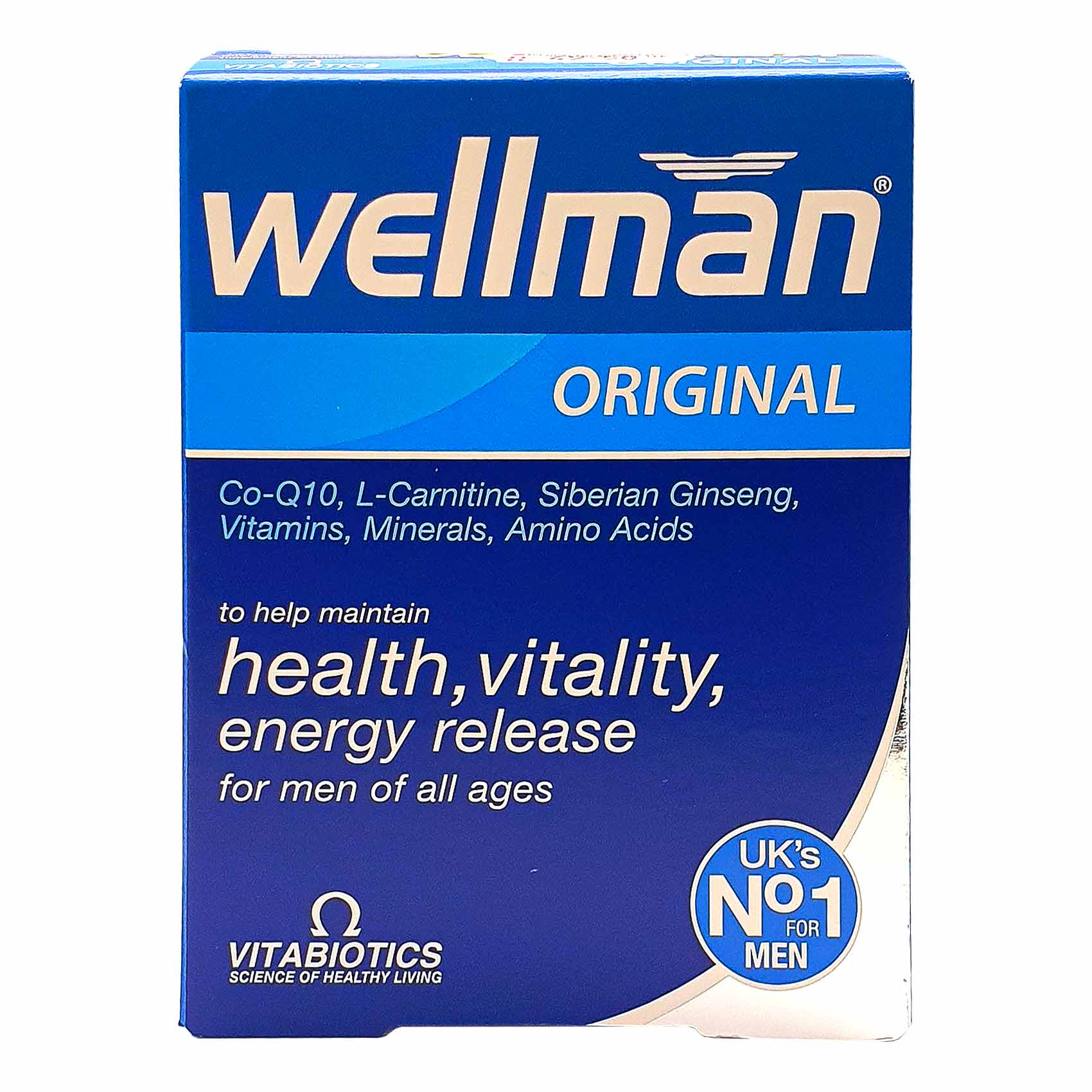 Vitabiotics Wellman Original Tablets For Men of All Ages 30 Tablets