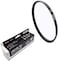 Coopic 55mm Uv Lens Protective Filter With 8Pcs Huanor Hn7 24mm Dry &amp; Wet Professional Ccd/cmos Swab Camera Sensor Cleaner For All Cameras