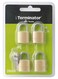 Terminator brand Brass Pad Locks Set of 4