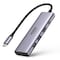 UGREEN USB-C 6 IN 1 USB-C, HDMI,USB 3.0,SD/TF CARD SLOT,100W PD USB C CHARGING Multifunction Adapter with PD Charging GRY