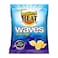 Tropical Heat Snacks Waves Salt &amp; Vinegar Potato Crisps  125G