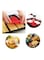 Generic Waffle Baking Mould Red 27X18X2Centimeter