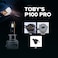 Tobys P100 Pro H4 2 Pieces 200W/Pair Power Original Tested LED Headlight Bulb Assembly 20000 Lumens 100W/Piece Xtreme Bright With Color Temperature 6500K