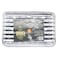 Uncle Bills Beefy Boy Bbq Grilling Tray 3 Pieces 34X23X2.5Cm Silver