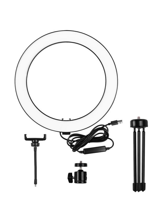 Buy Generic Mini LED Ring Light With Tripod Stand Black Online ...