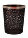 Delcasa Plastic Dust Bin Brown 22centimeter