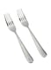Royalford 2-Piece Stainless Steel Dessert Fork Set Silver 9centimeter