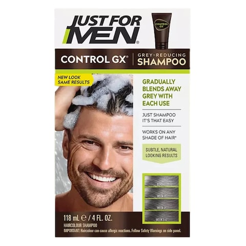 Just For Men Control GX Grey-Reducing Hair Colour Shampoo 118ml