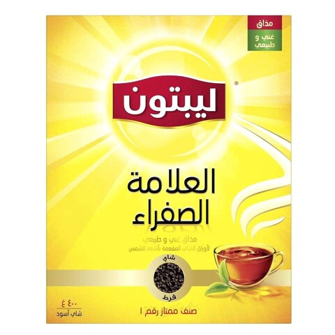 شاي أسود ليبتون ناعم - 400جم
