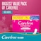 Carefree Cotton Feel Fresh Scent Panty Liners Normal Size Pack of 100