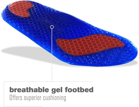 Airplus Gel Orthotic 3/4 Length Comfort And Stability Shoe Insoles For Men Or Women